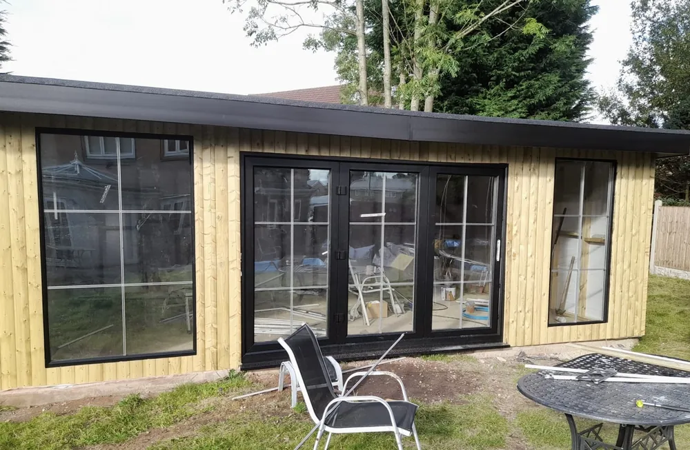 Timber garden room exterior