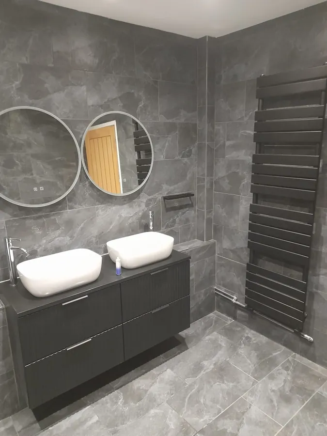 Completed Campbell and Sons bathroom